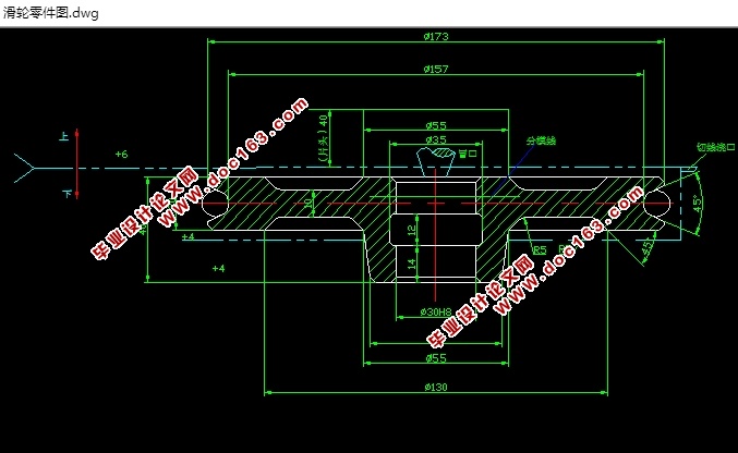 ֵĹչ̼Φ30H8׼о(CADͼ,SolidWorksάͼ)