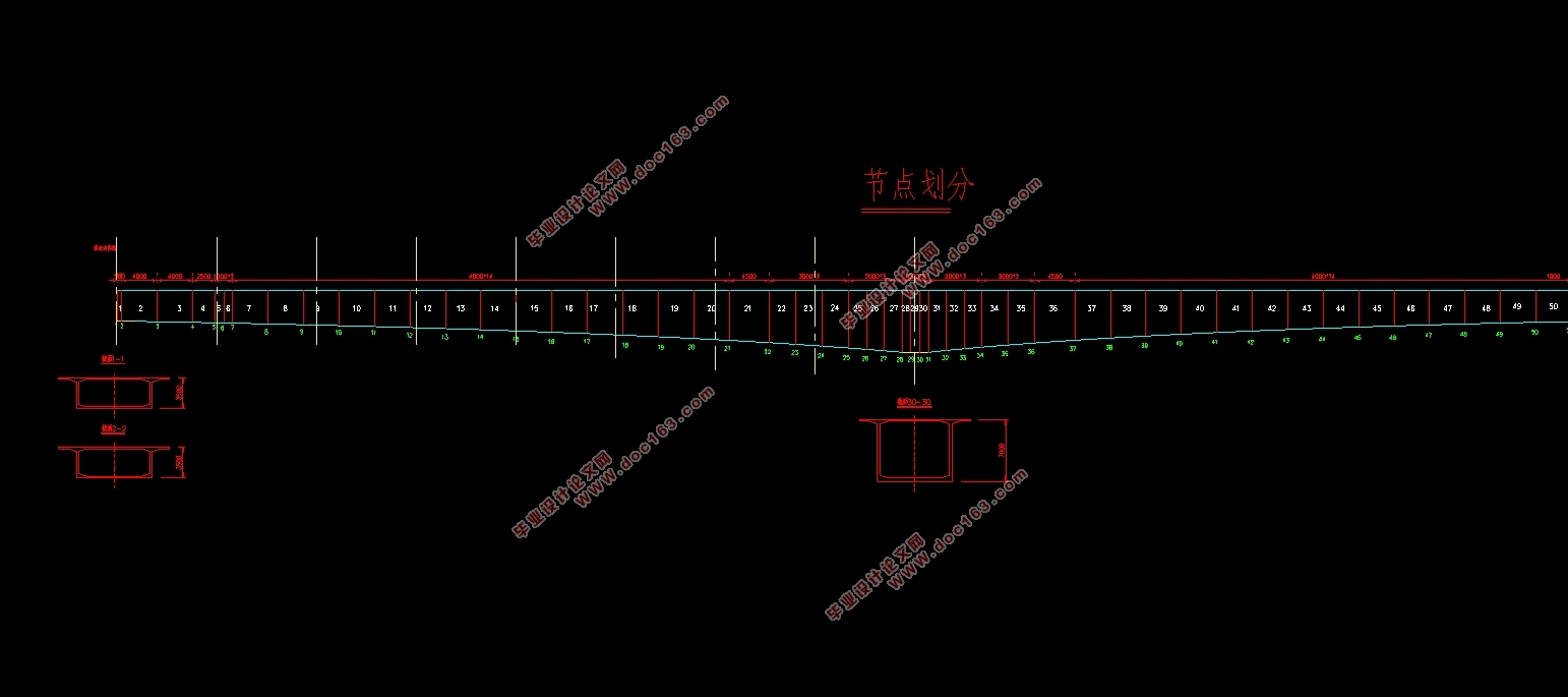 UHPC150mŽṹ(90m+150m+90m)(CADͼ)