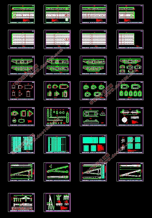 ˲ɳ·Ͽ(2×74mб)ʩͼ(CADͼ)