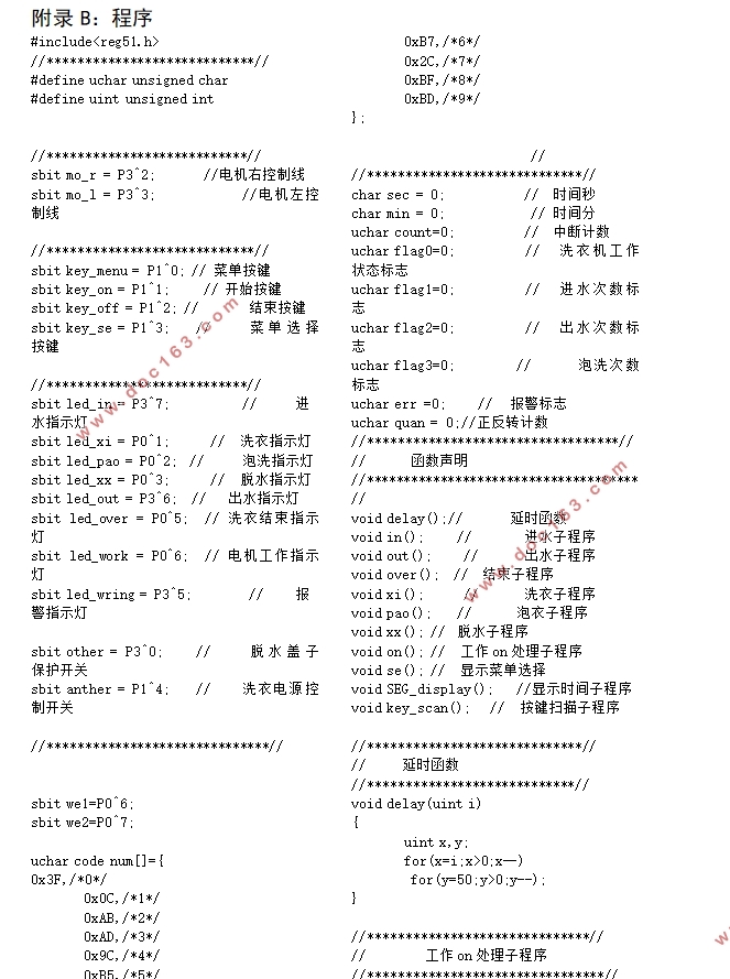 51ƬȫԶϴ»ϵͳ(·ͼ,嵥)