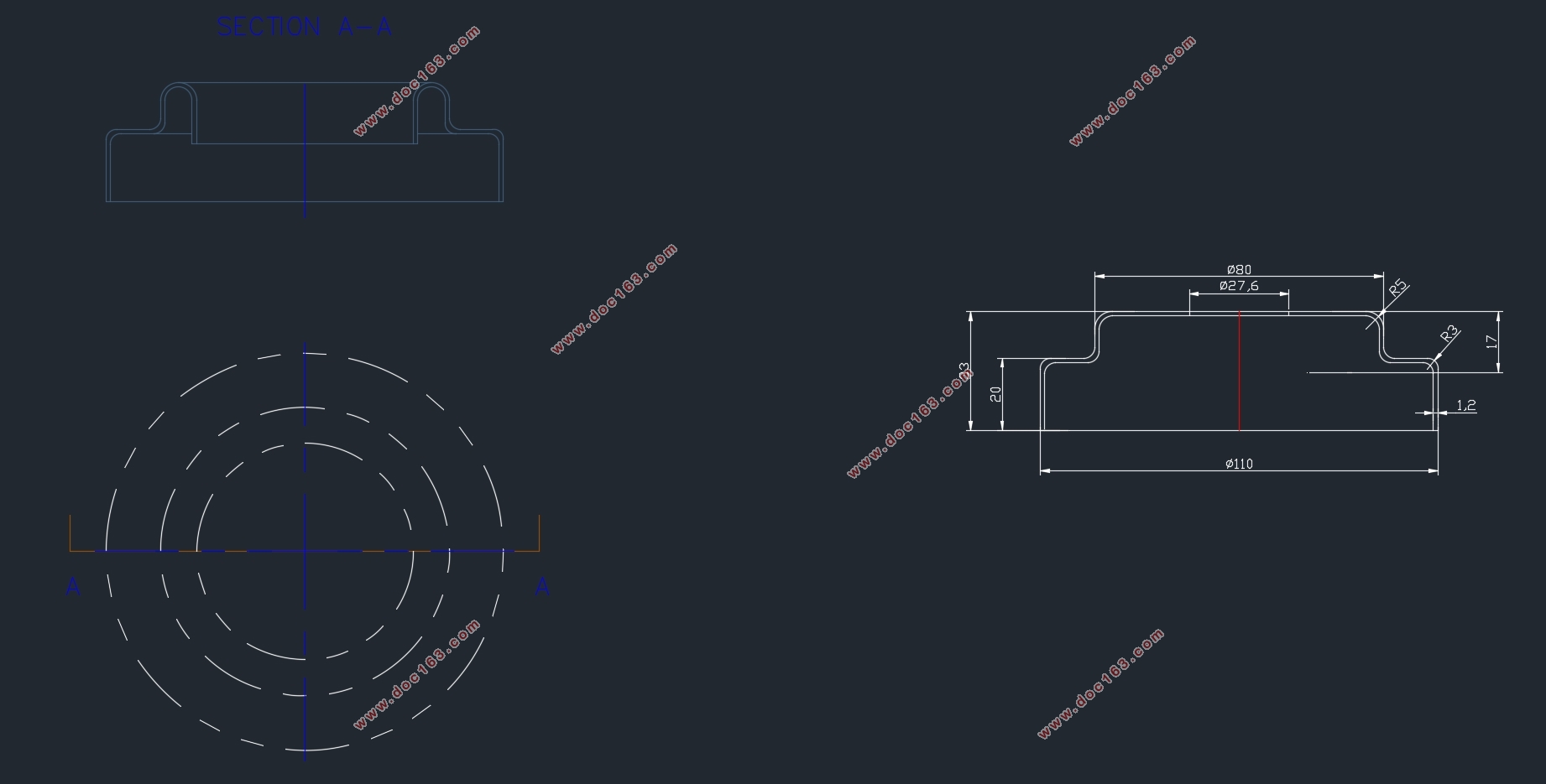 Ȧ׷߸ģ(CADͼ,SolidWorksάͼ,UGάװͼ)