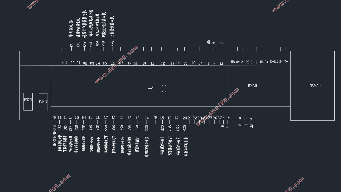 PLC˿ϵͳķо(CADͼ)