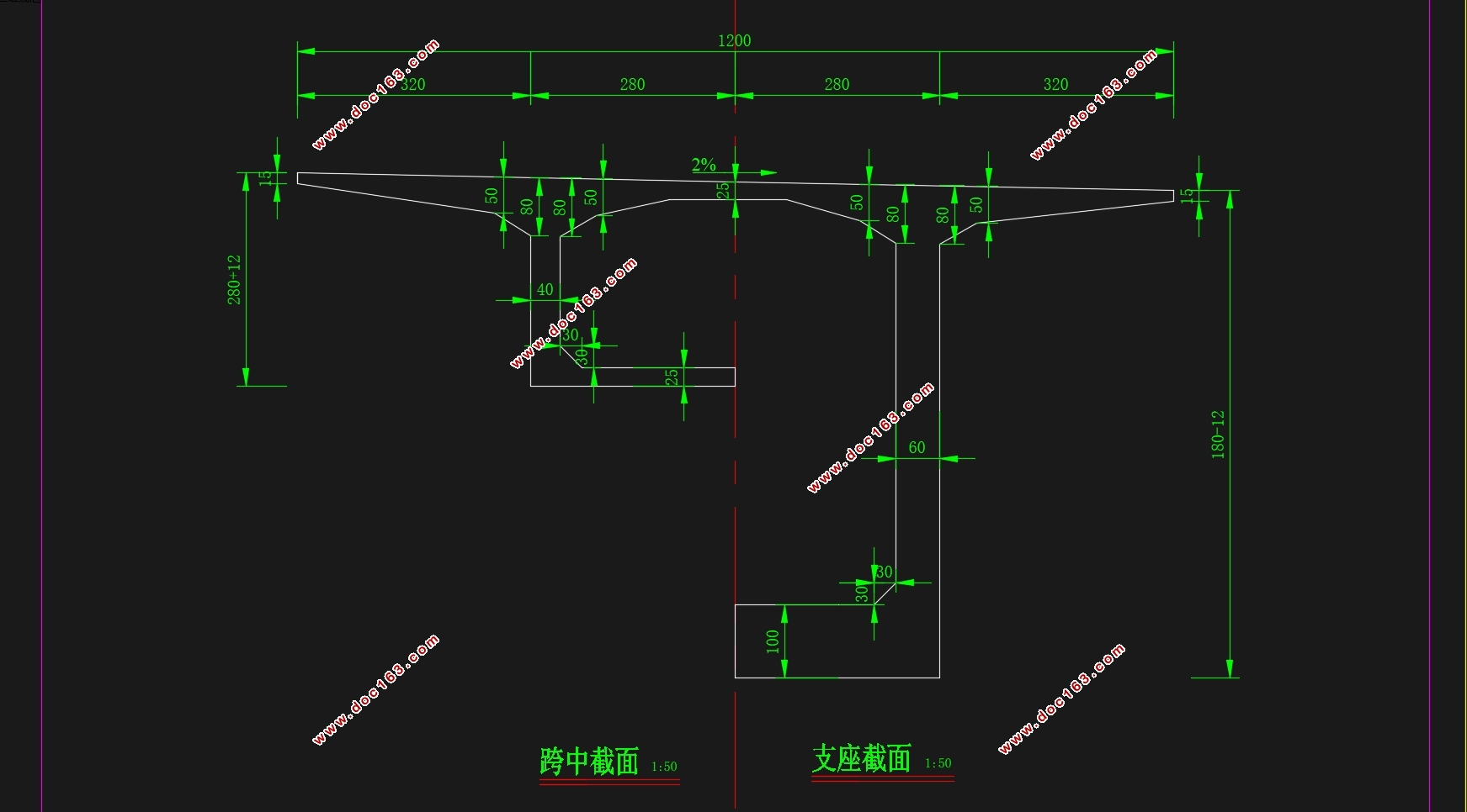 (75+130+75m)I·ԤӦչ(CADͼ)