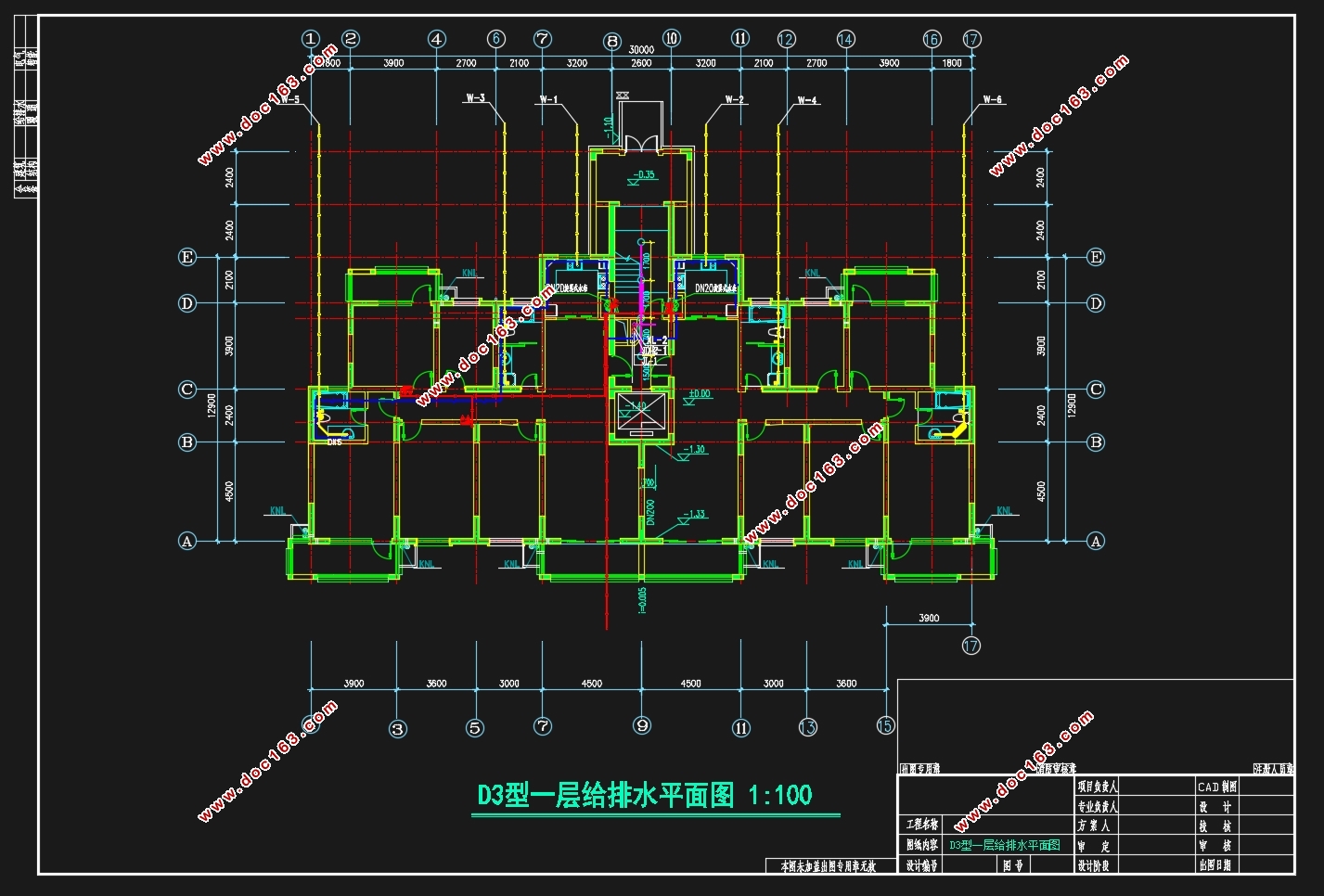 ĳУD3͸߲㽨ˮ(γ)(CADͼ)