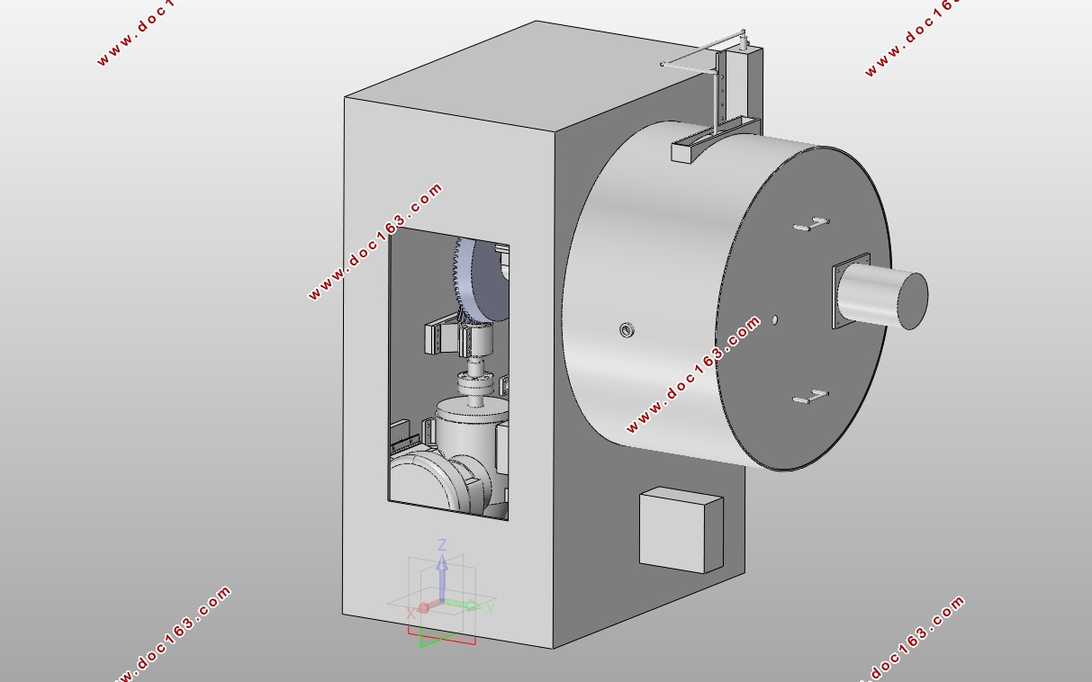 900mm包衣锅高效包衣机设计(含CAXA图,SolidWorks三维图)