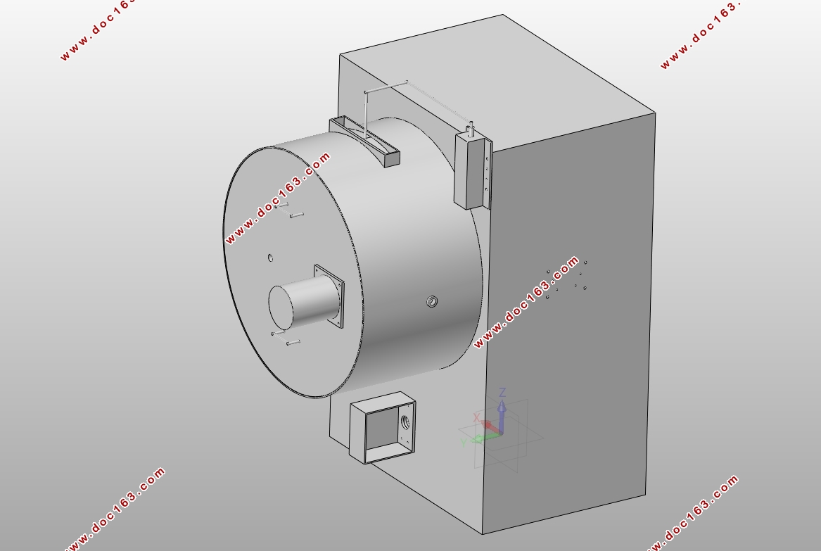 900mm包衣锅高效包衣机设计(含CAXA图,SolidWorks三维图)