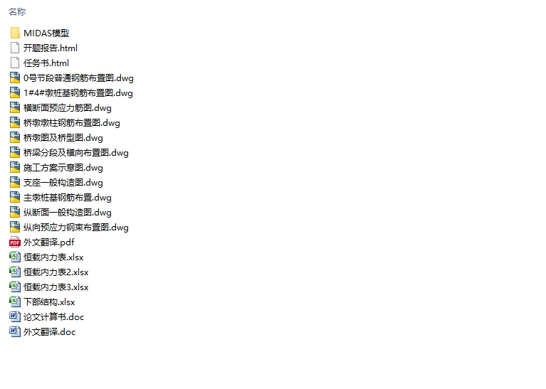 三跨(50+80+50m)预应力混凝土连续梁桥设计(含CAD图,Midas模型)