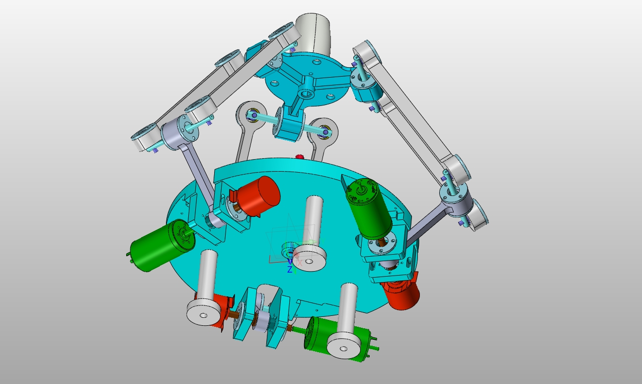 基于Delta机构的并联手控器设计(含CAD图,SolidWorks三维图)