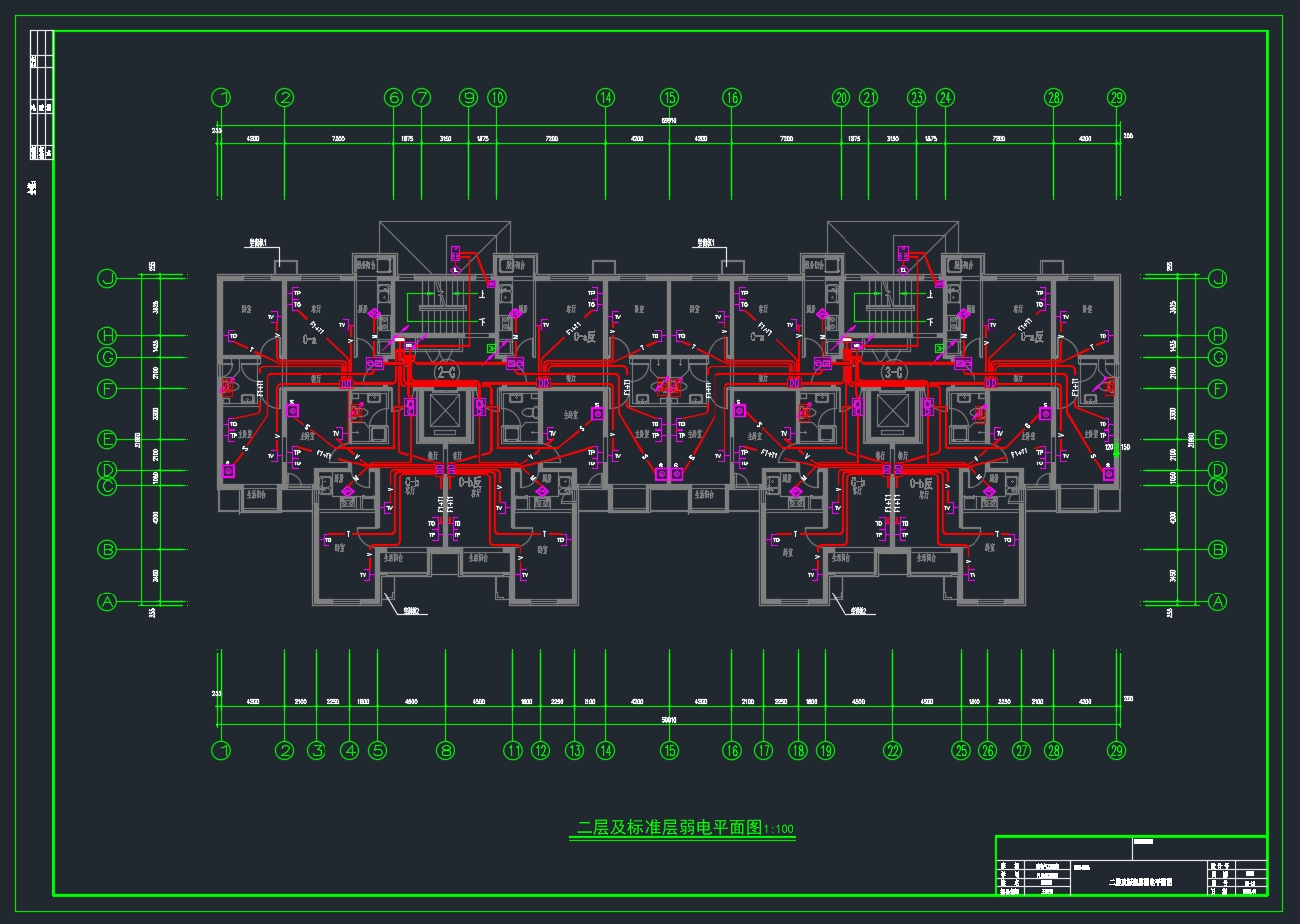 ��ʢС���߲㽨��ʮһ��סլ¥�������(��CADͼ)