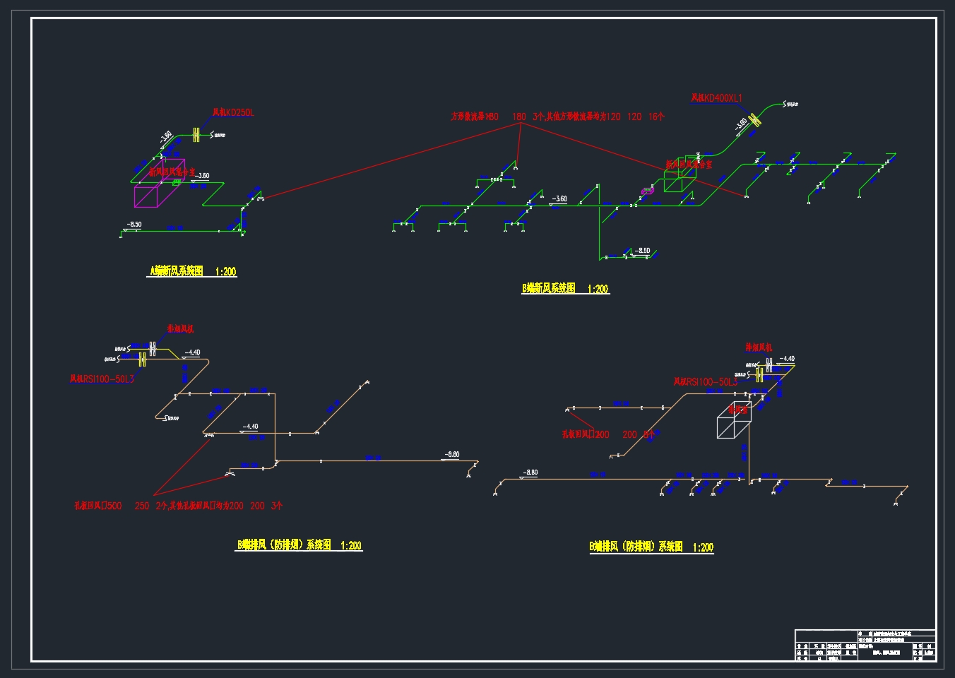 上海地铁龙阳湖站通风空调系统设计(含CAD图)