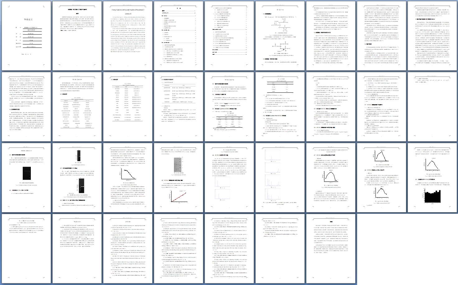 磷脂酶C的克隆表达及酶学性质研究