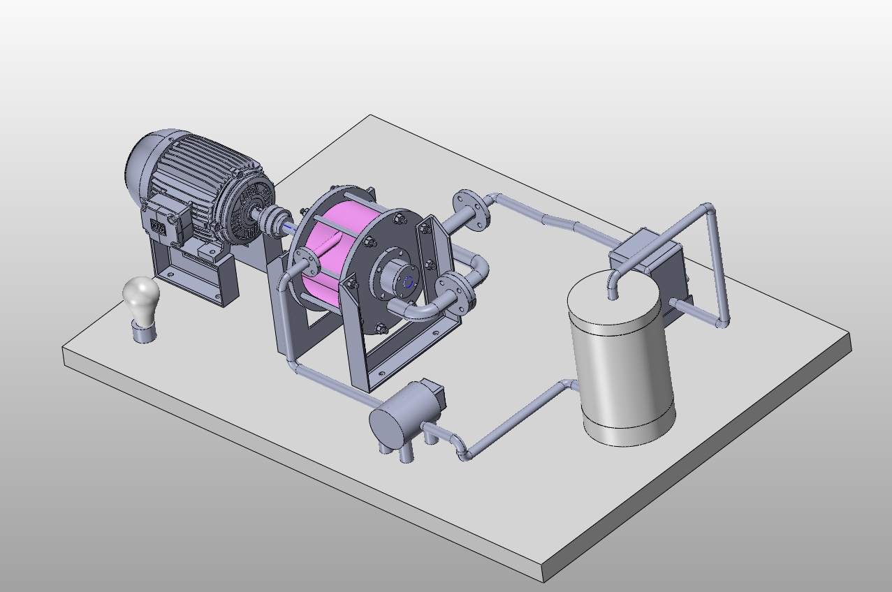 基于朗肯循环的发电实验装置设计(含CAD图,SolidWorks三维图)