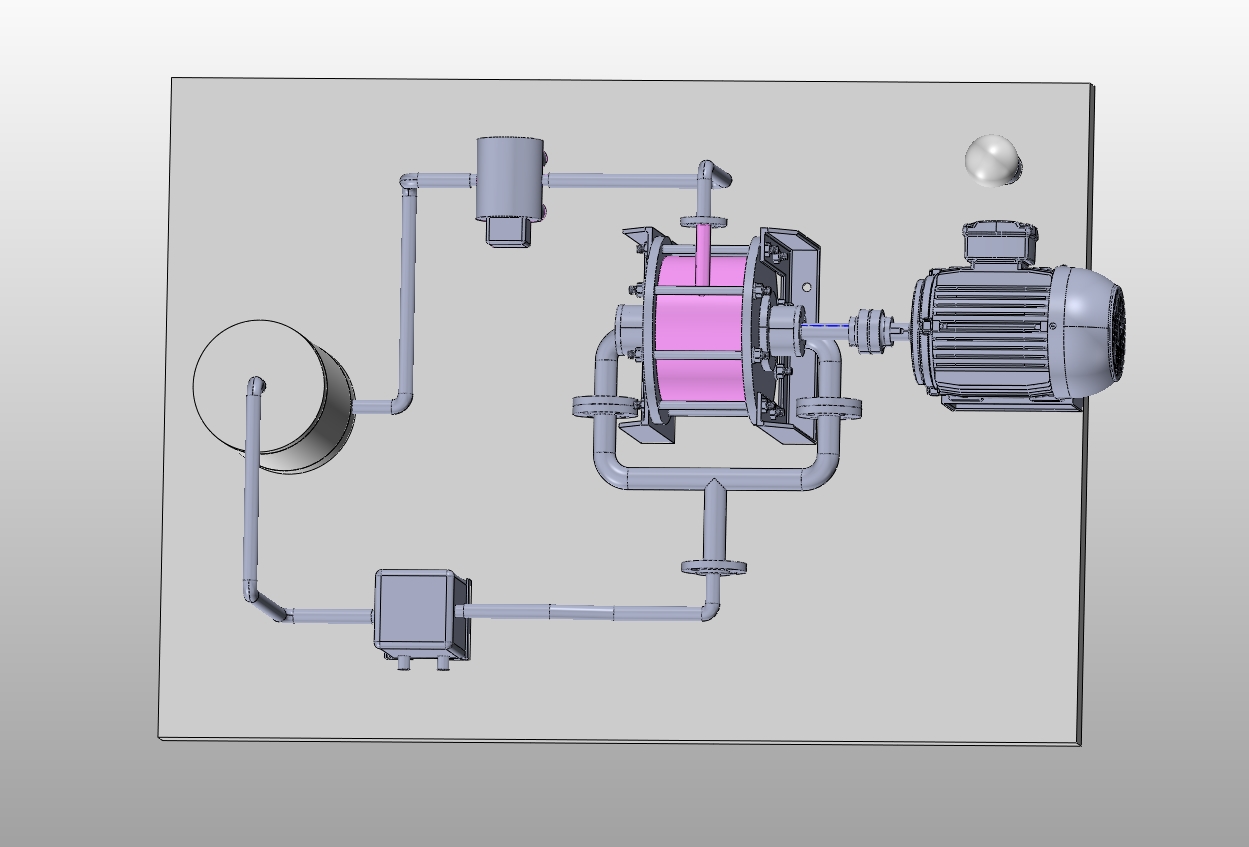 基于朗肯循环的发电实验装置设计(含CAD图,SolidWorks三维图)