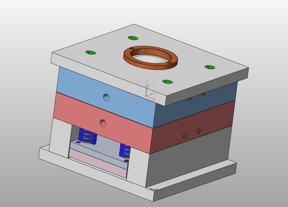 基于CADCAE技术的端盖注塑模具设计(含CAD图,UG三维图)