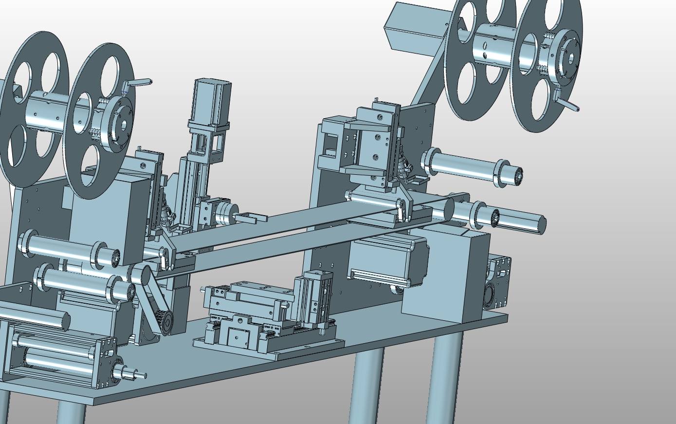 手机双面覆膜机设计(含CAD零件装配图,SolidWorks三维)