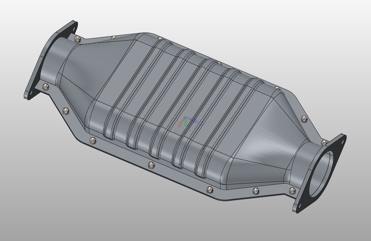 ĳ�Ͳ��ͻ�SCR�߻�������ƺͲ����Ż�(��Creo��άͼ)