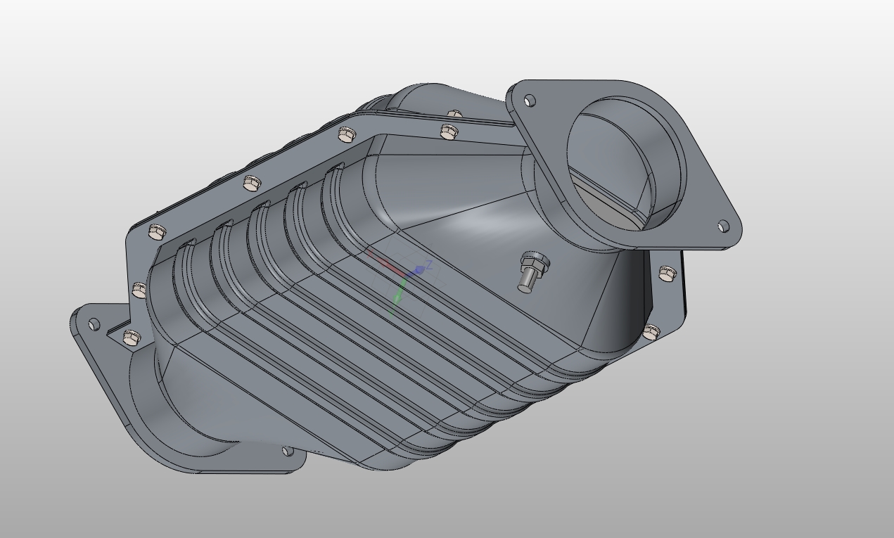 ĳ�Ͳ��ͻ�SCR�߻�������ƺͲ����Ż�(��Creo��άͼ)